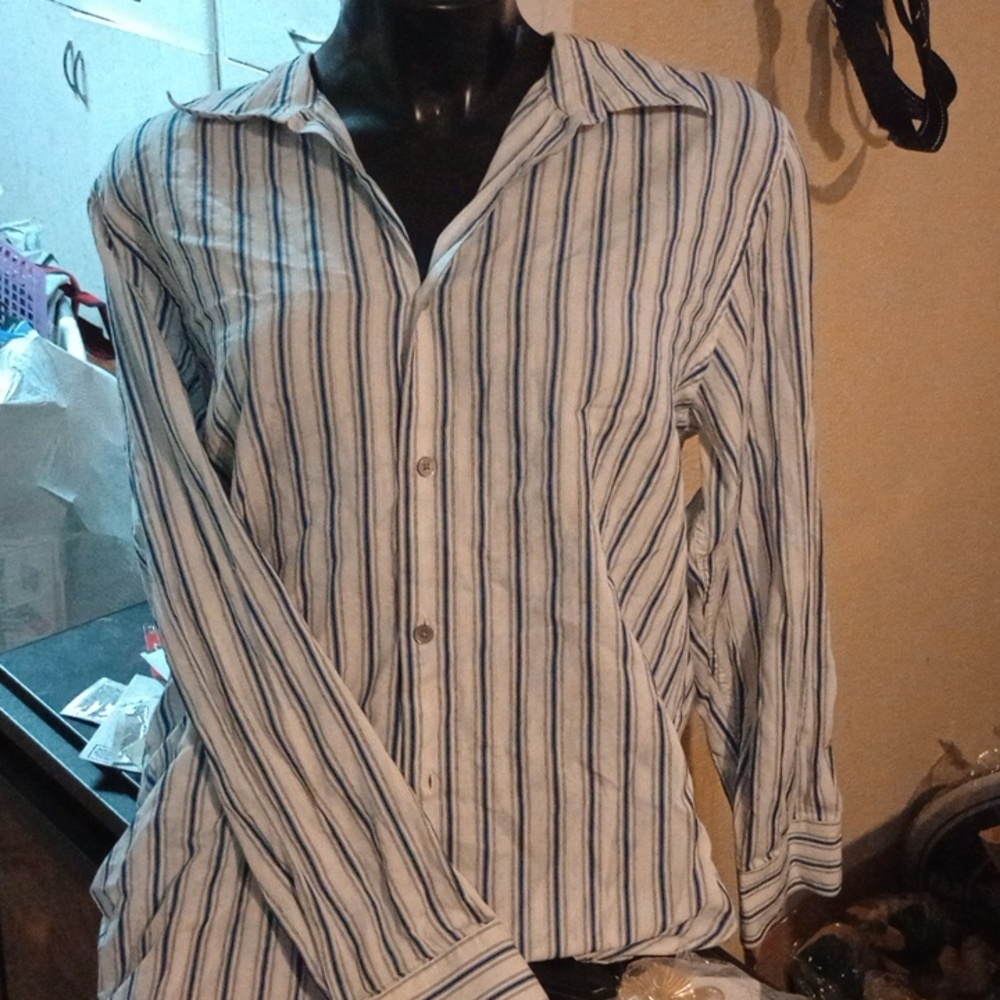 Calvin Klein button down blouse - Picture 7 of 9